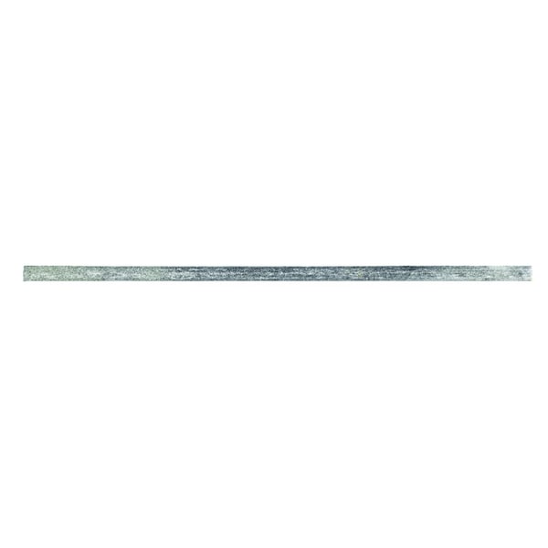 Steelworks Undersized Key Stock, Steel, Zinc Plated, 12 in L, 19/50 in W, 3/8 in H 11176 - main